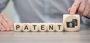 Concept of patent with blocks
